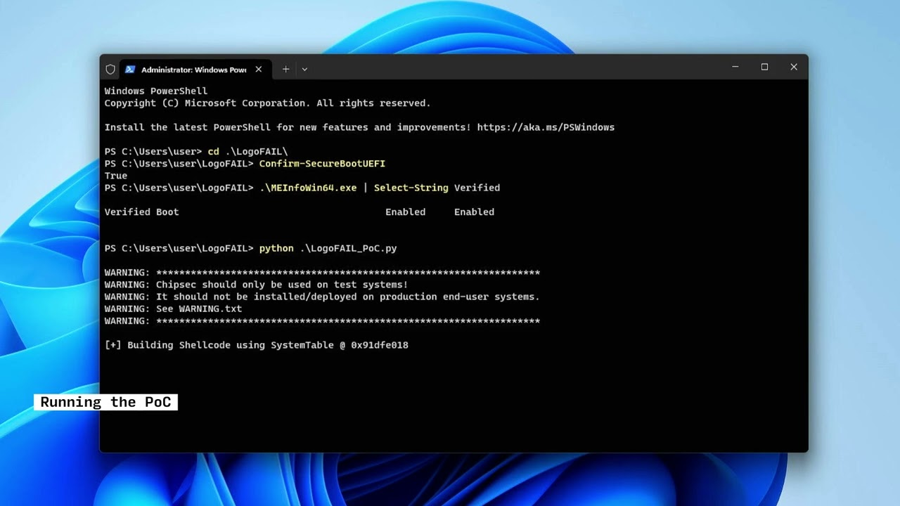 LogoFAIL: Vulnerabilidade para 95% dos PCs!